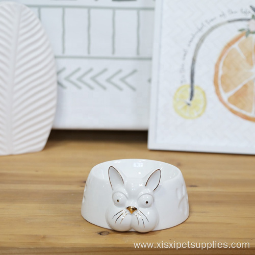 Wholesale Custom Fancy Dog Puppy Ceramic Pet Bowl